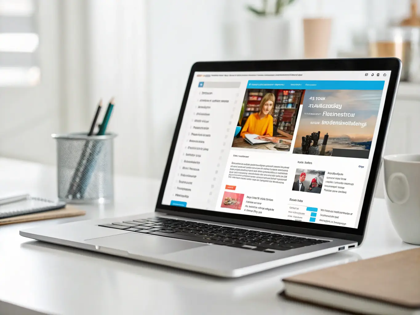 A professional photograph of a well-designed email newsletter showcasing new car models and special offers, illustrating the power of email marketing in the automotive industry.